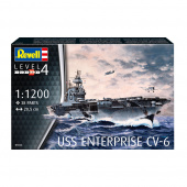 Revell - USS Enterprise CV-6 1:1200 - 38 Pcs Revell - USS Enterprise CV-6 1:1200 - 38 Pcs