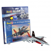 Revell Model Set - F/A-18E Super Hornet 1:144 - 63 Pcs Revell Model Set - F/A-18E Super Hornet 1:144 - 63 Pcs