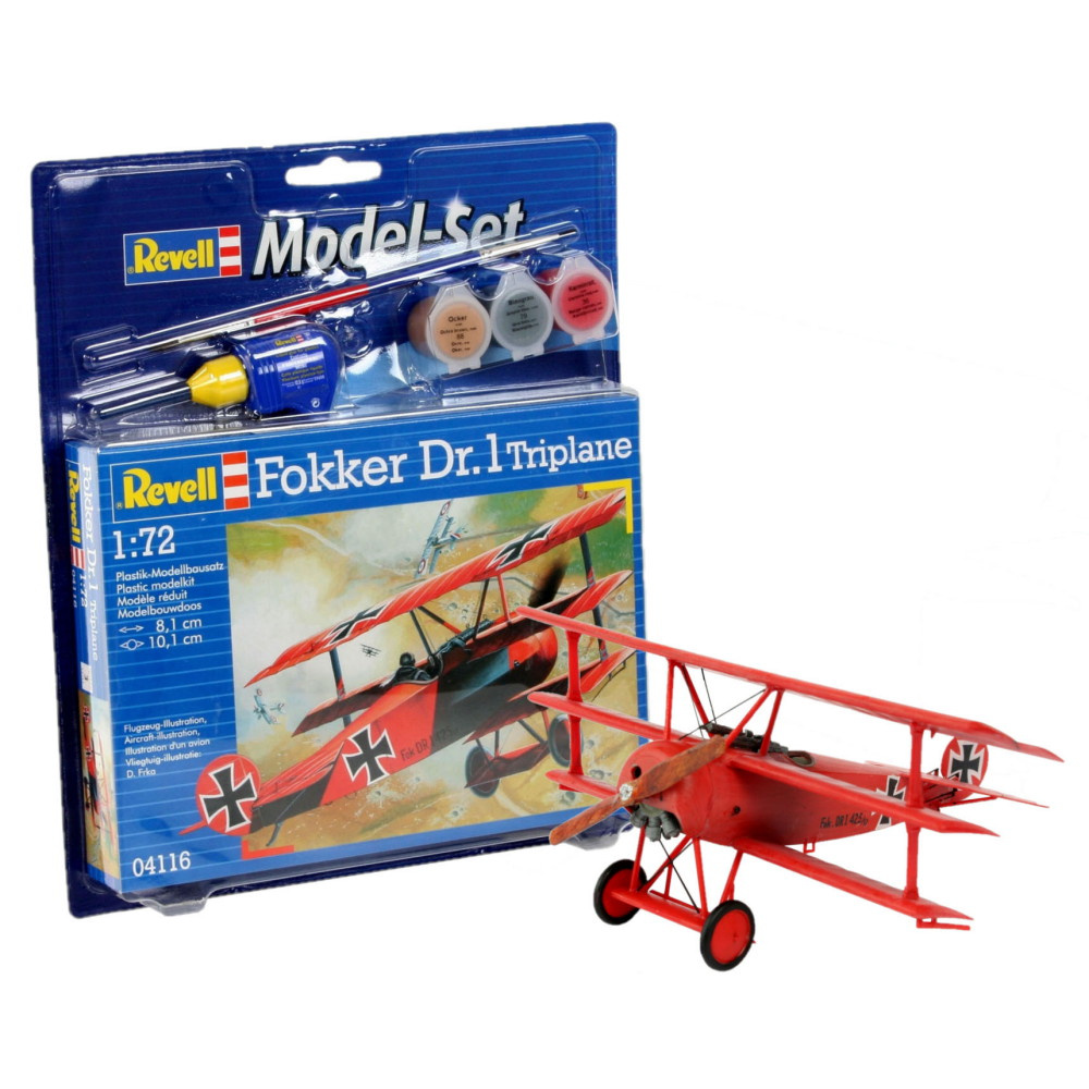 Revell Model Set - Fokker DR.1 Triplane 1:72 - 37 Pcs