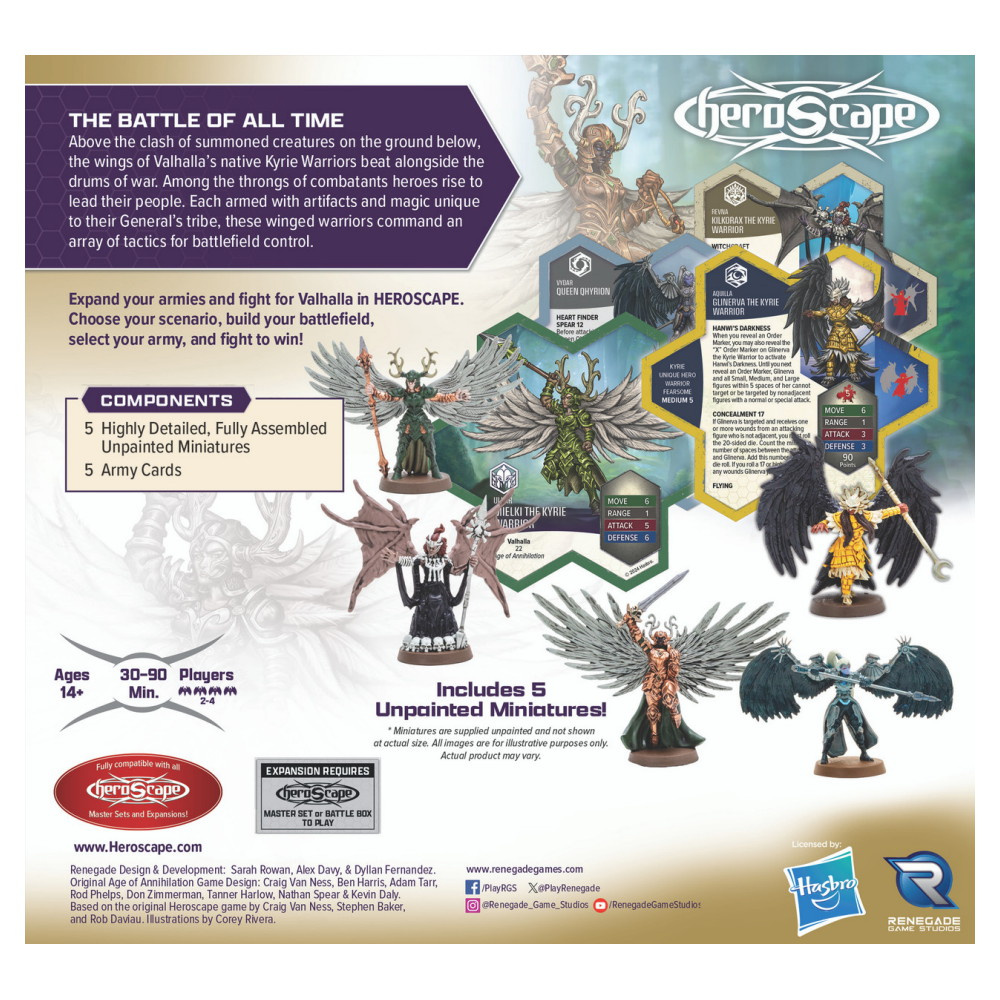 Heroscape: Revna's Rebuke - Kyrie Warriors Army Expansion