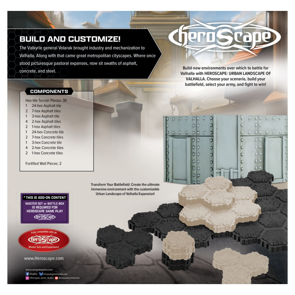 Heroscape: The Urban Landscape of Valhalla Terrain (Exp.)