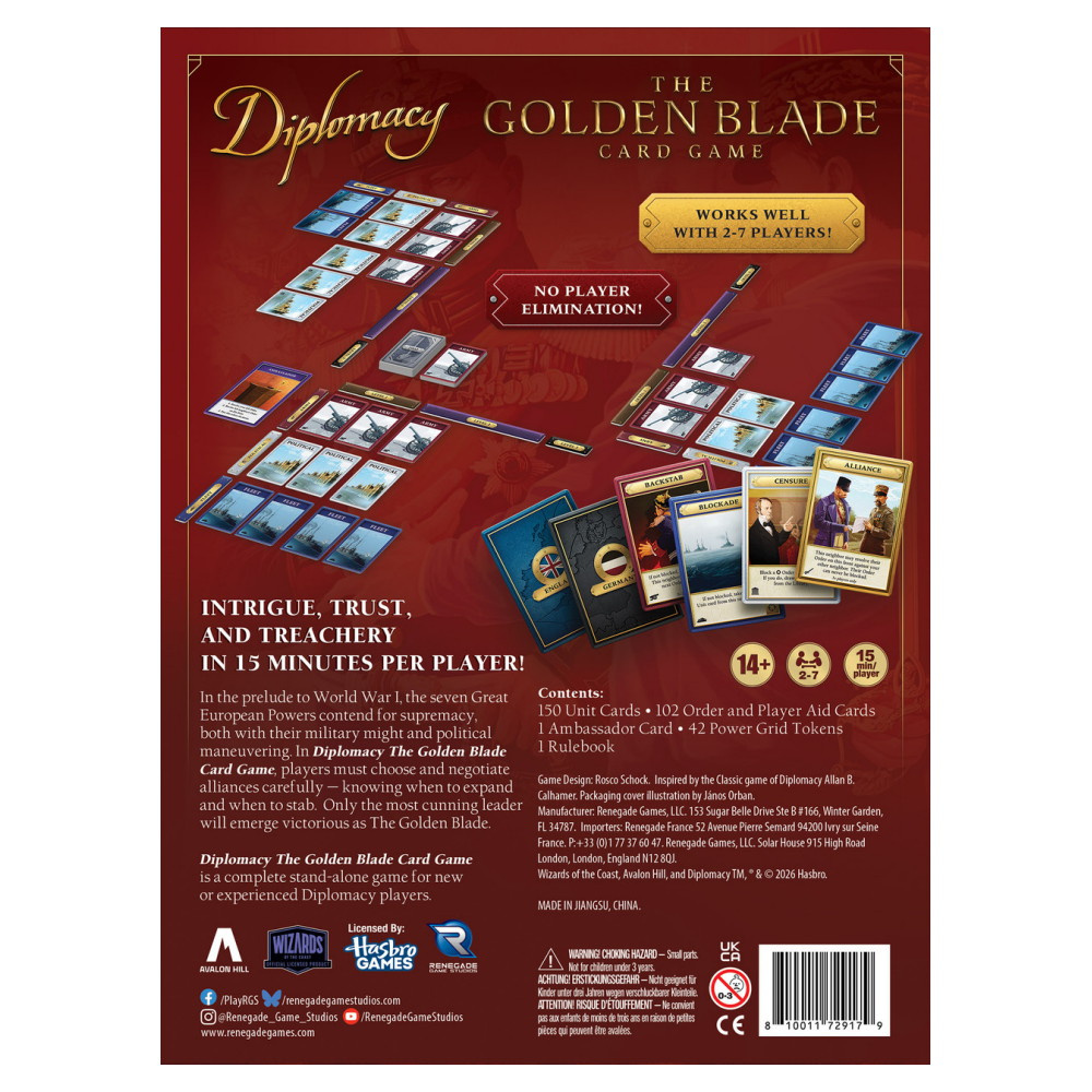 Diplomacy: The Golden Blade