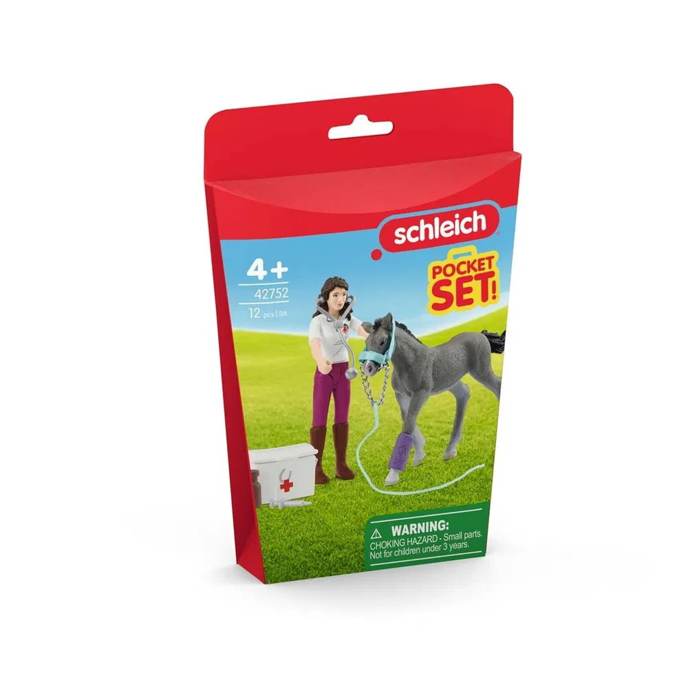 Schleich rouva Kramer varsan kanssa