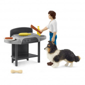 Schleich Grilli Tomin kanssa Schleich Grilli Tomin kanssa