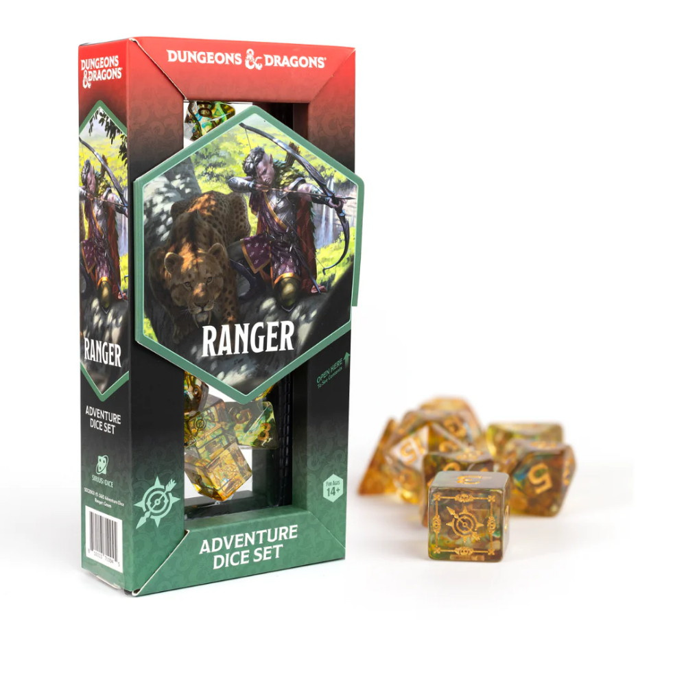 Dungeons & Dragons: Adventure Dice Set - Ranger Green/Multi-Colored