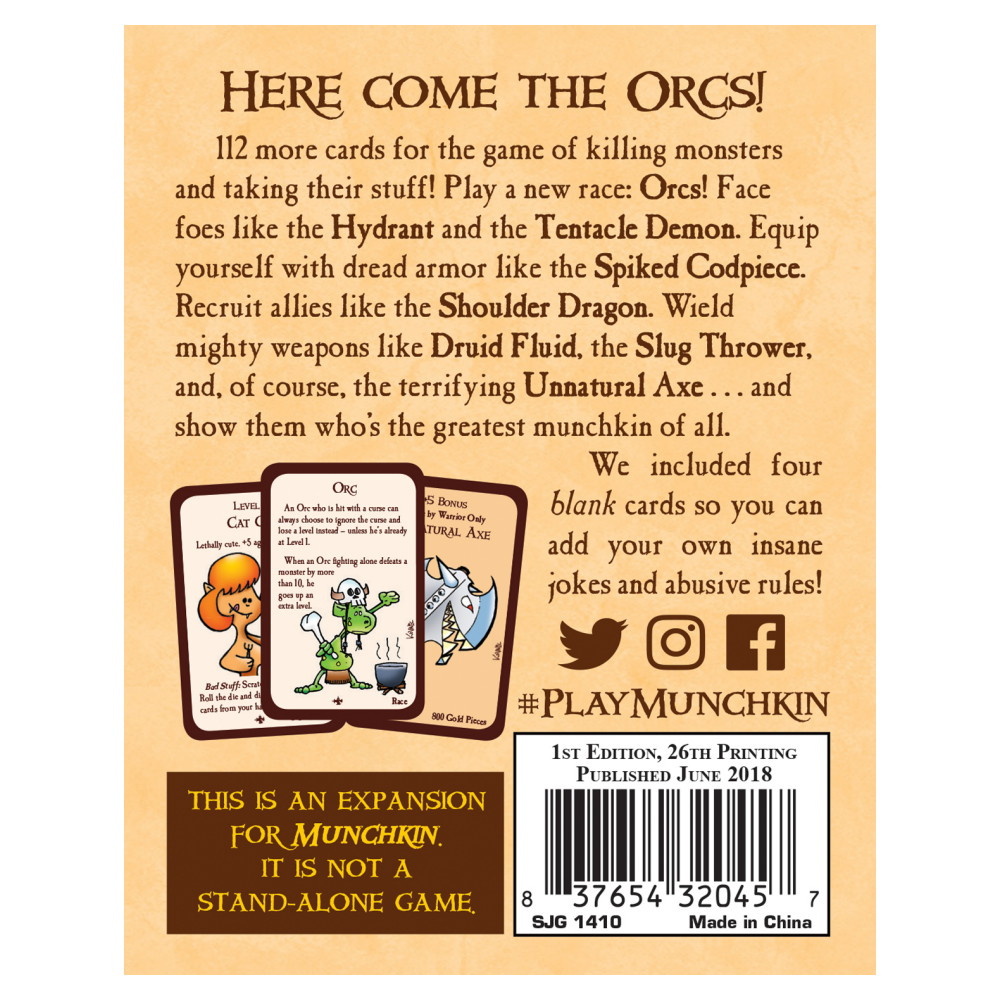 Munchkin 2: Unnatural Axe (Exp.)