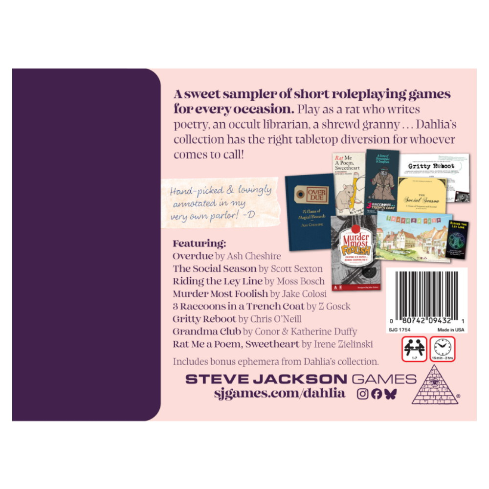 Dahlia's Diversions for Peculiar Parties