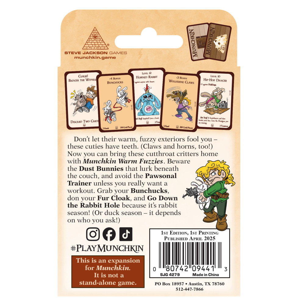 Munchkin: Warm Fuzzies (Exp.)