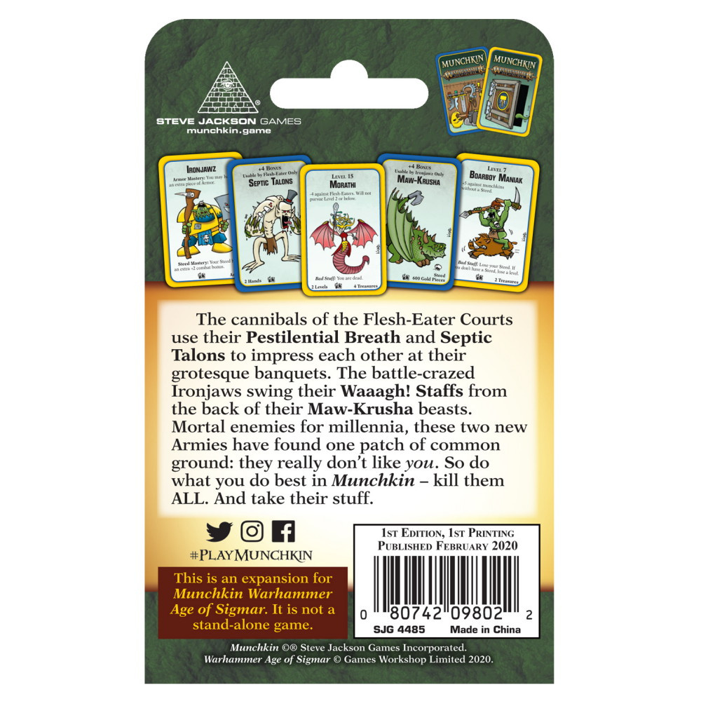 Munchkin Warhammer: Age of Sigmar - Death and Destruction (Exp.)