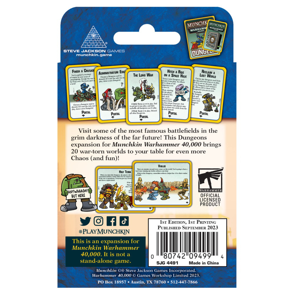 Munchkin Warhammer 40,000: Storming the Warp (Exp.)