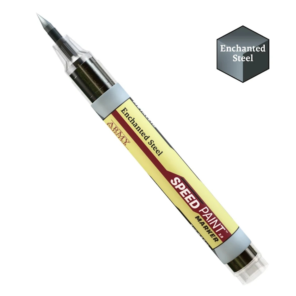 Army Painter: Speedpaint Metallic Marker - Enchanted Steel