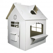 Cardboard building - Flower kiosk Cardboard building - Flower kiosk