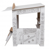 Cardboard building - Market stall Cardboard building - Market stall