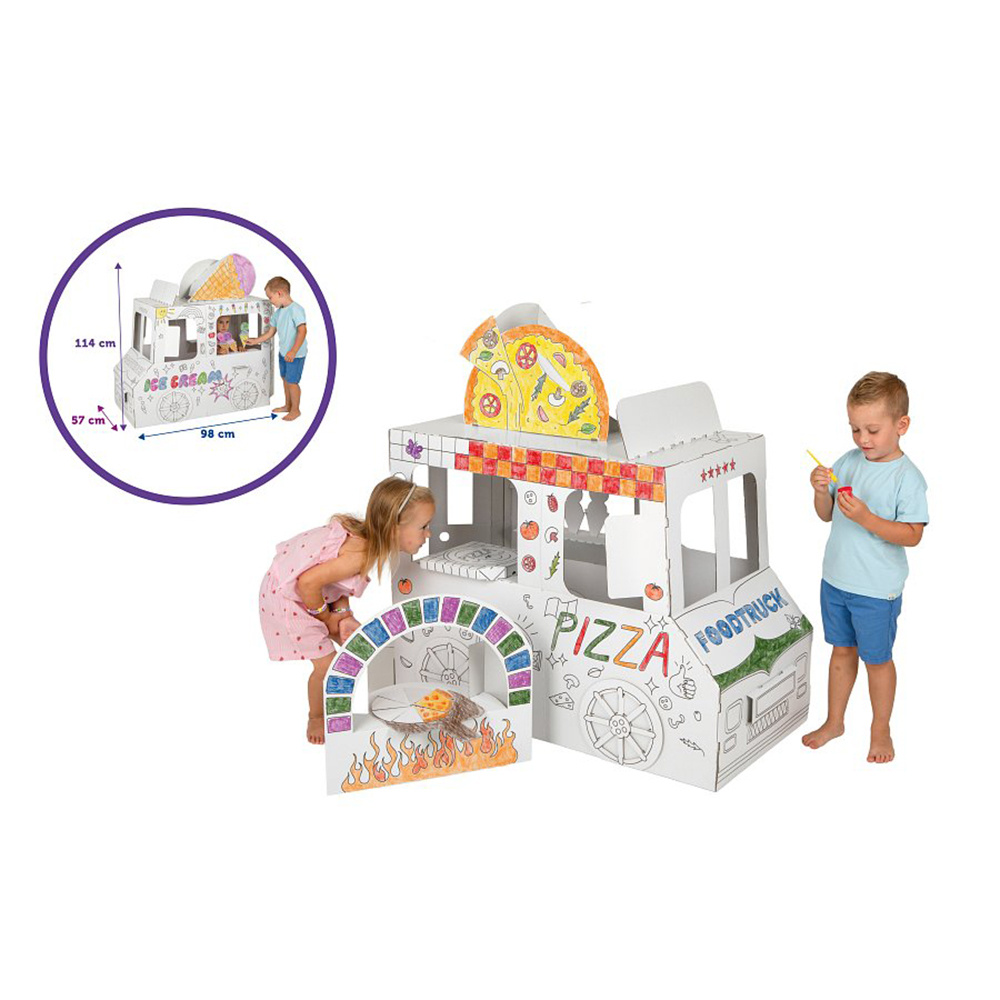 Cardboard building - Food Truck