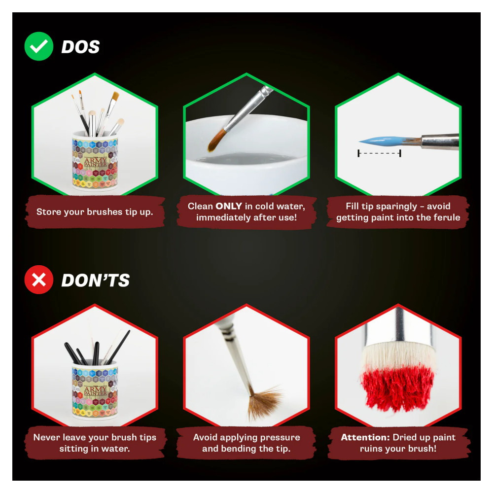 Army Painter: Wargamer Mega Brush Set