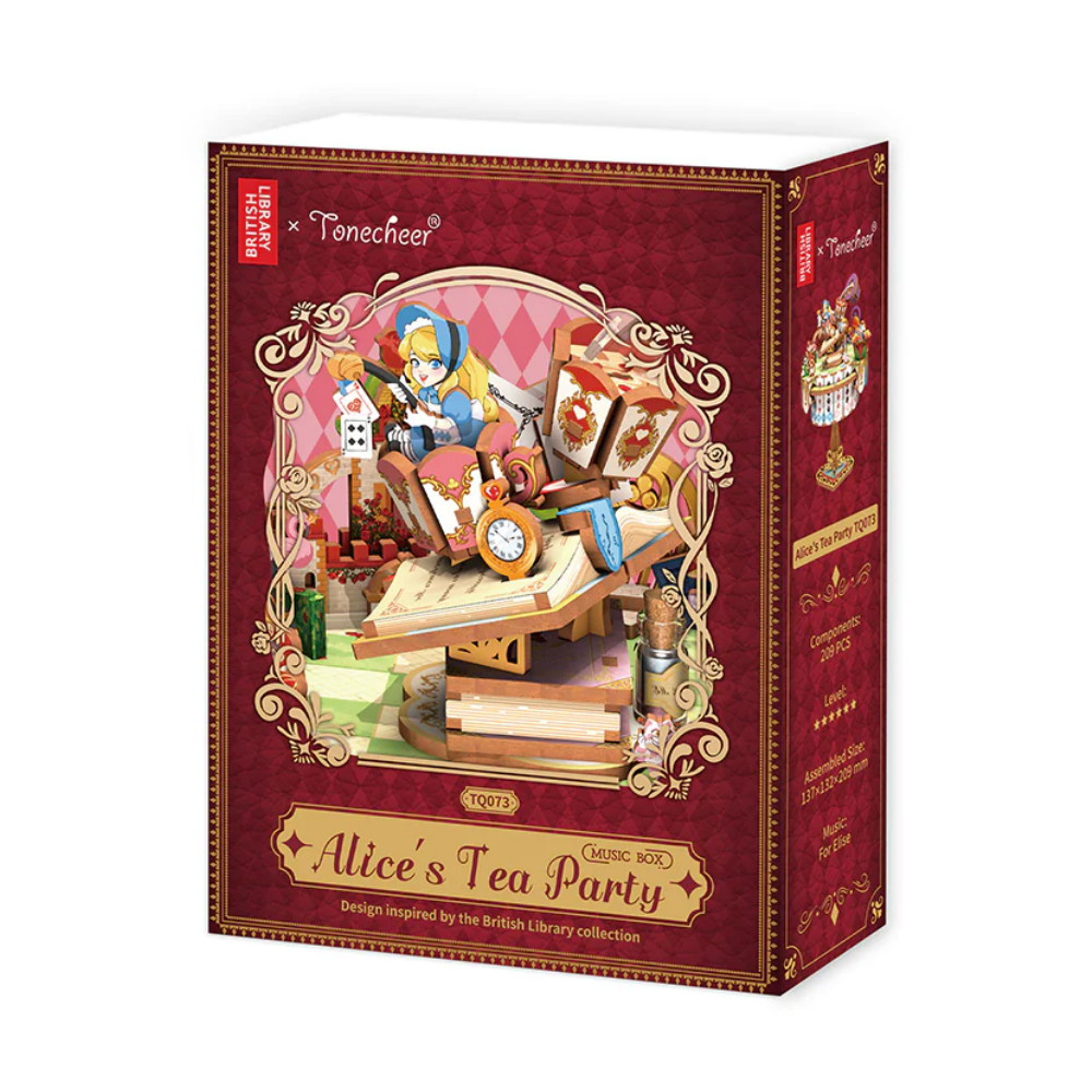 Tonecheer Book Nook - Alice's Tea Party
