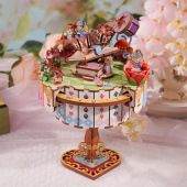 Tonecheer Book Nook - Alice's Tea Party Tonecheer Book Nook - Alice's Tea Party