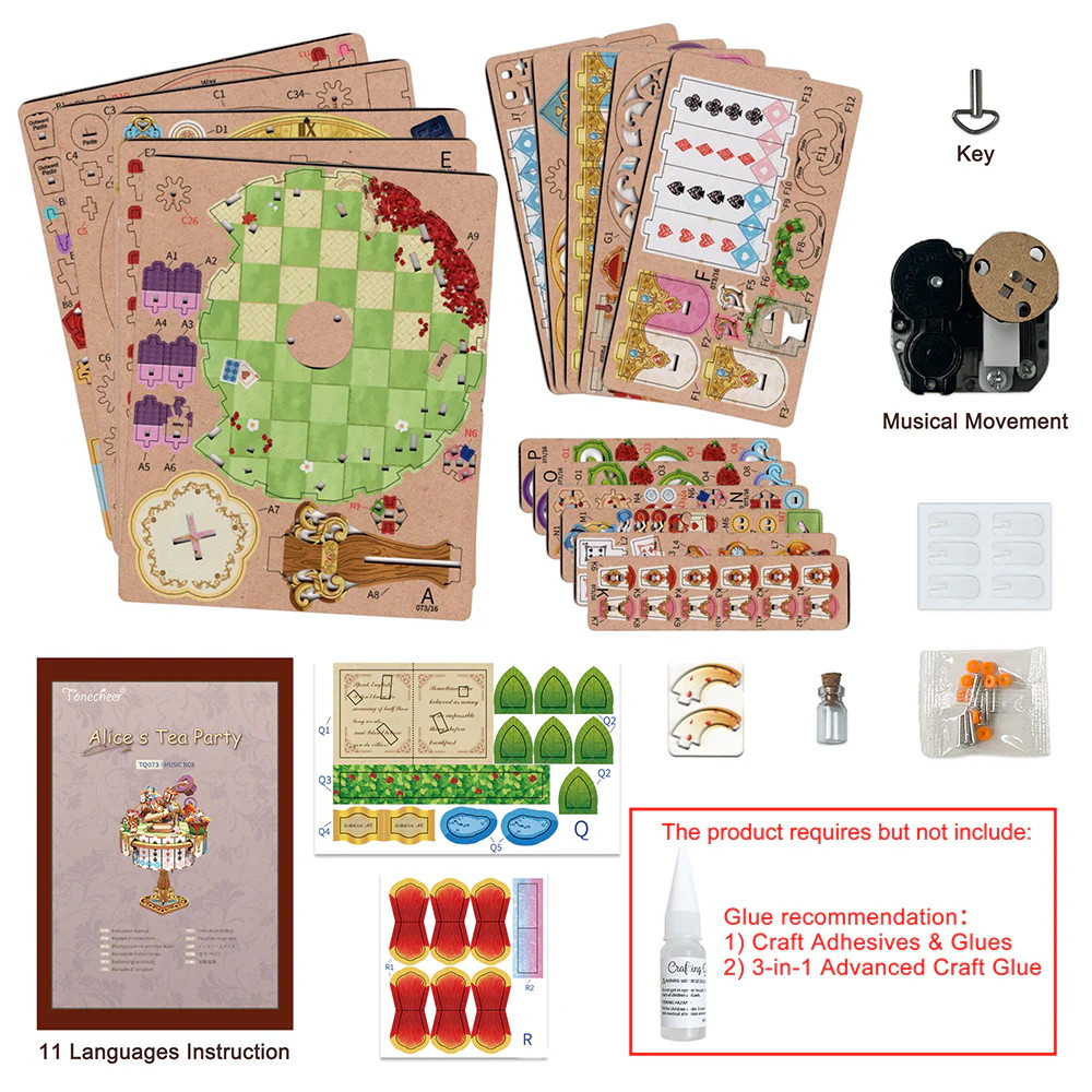 Tonecheer Book Nook - Alice's Tea Party