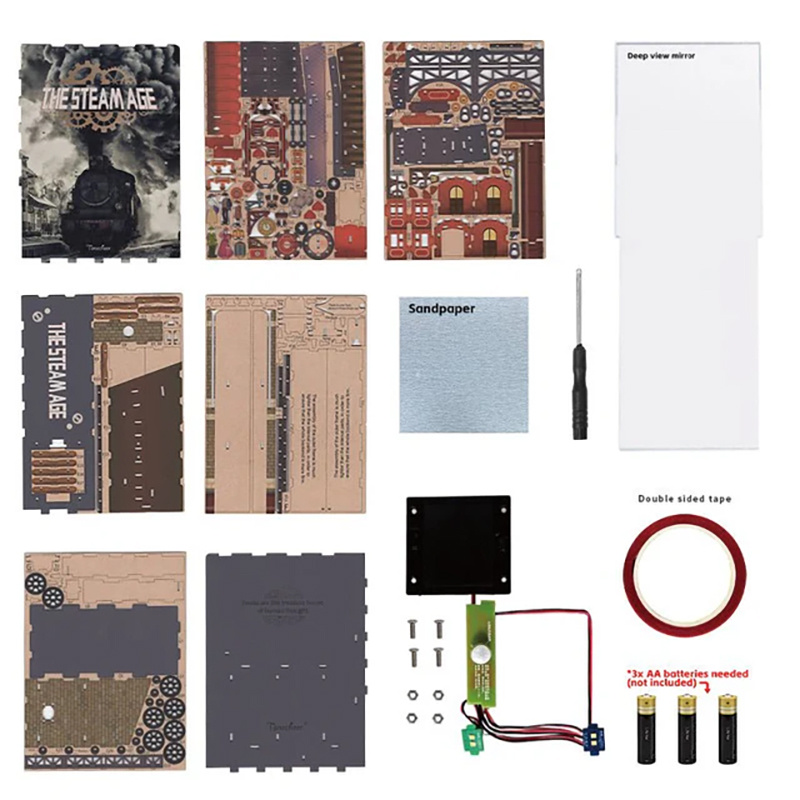 Tonecheer Book Nook - The Steam Age