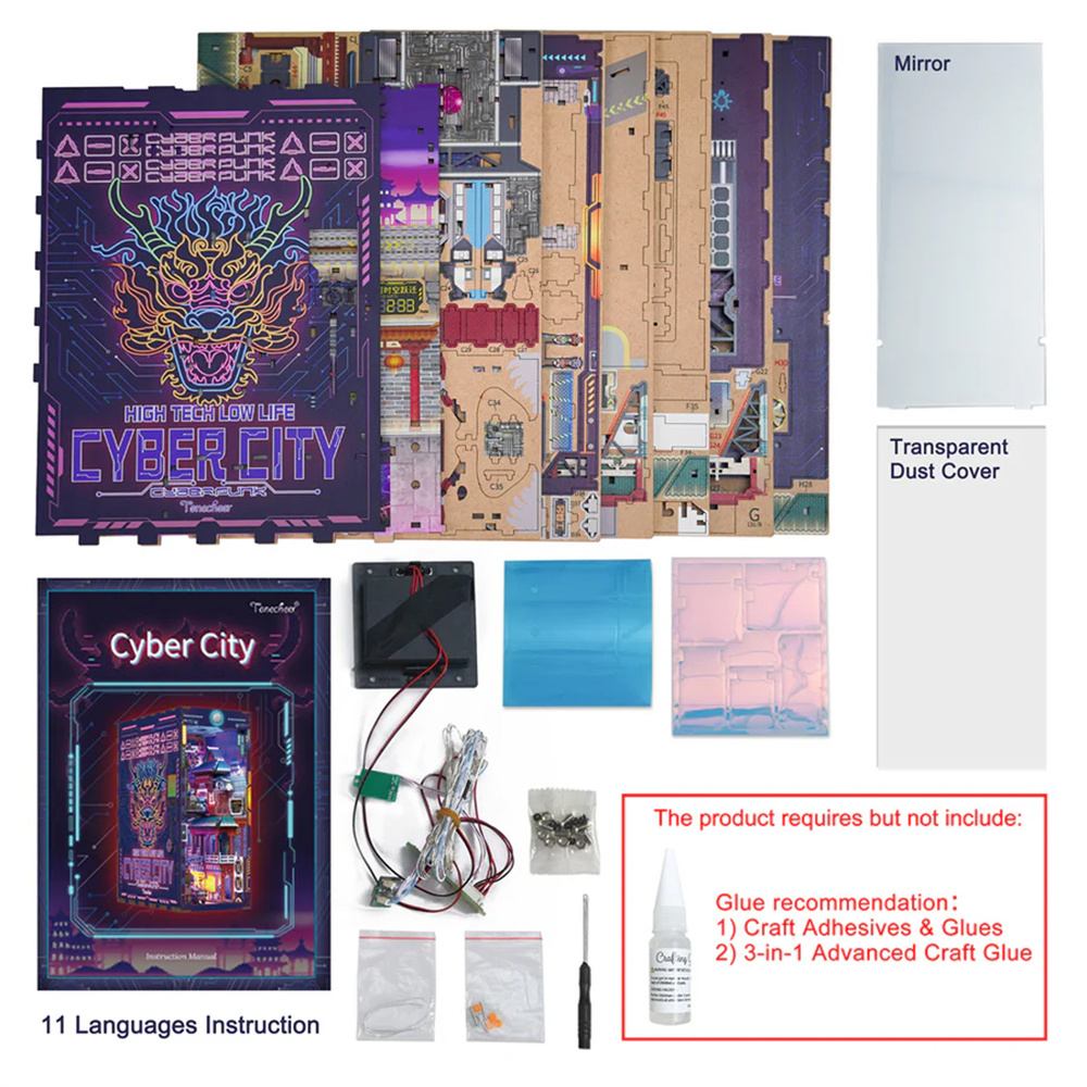 Tonecheer Book Nook - Cyber City