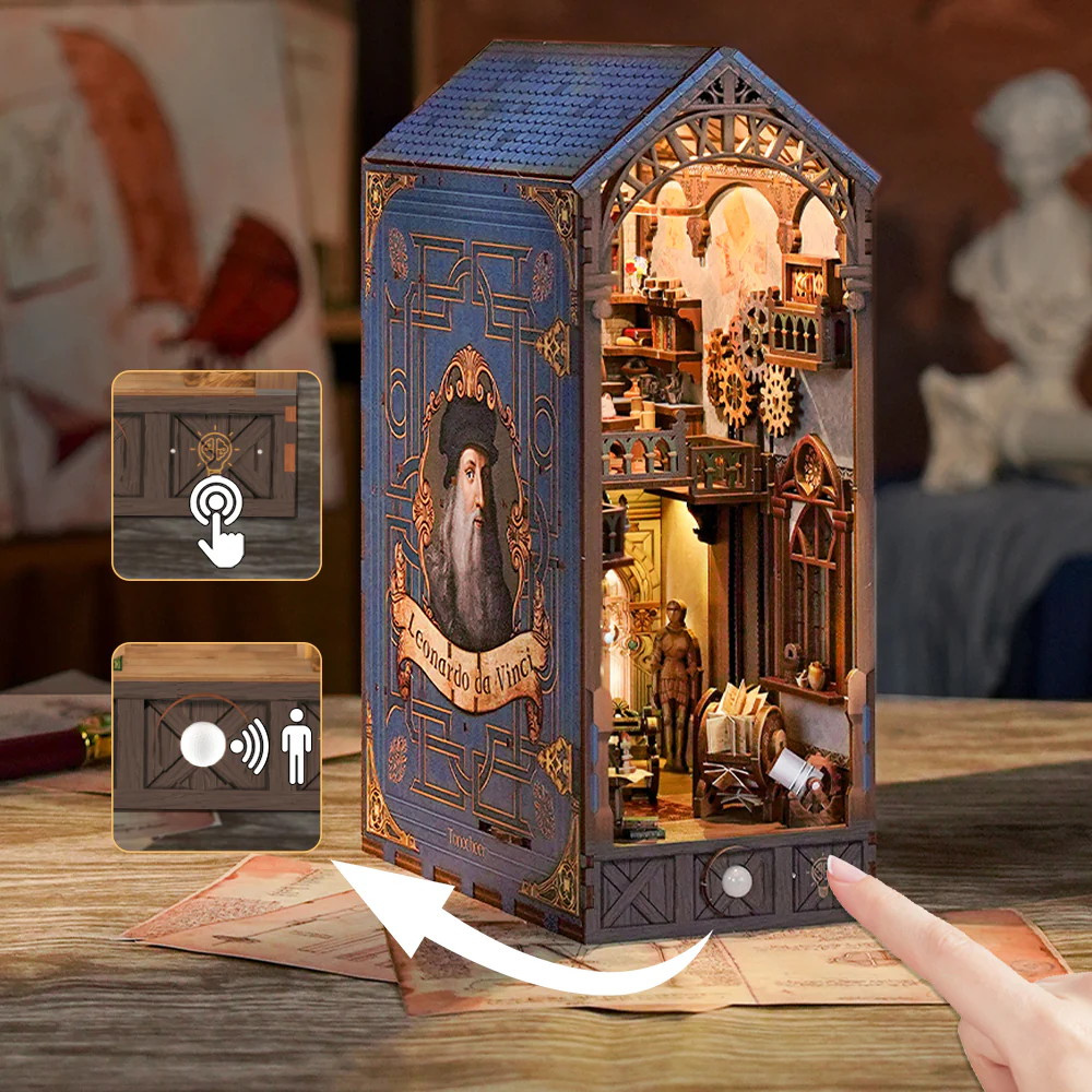 Tonecheer Book Nook - Leonardo da Vinci