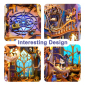 Tonecheer Book Nook - Magic Stars Room Tonecheer Book Nook - Magic Stars Room