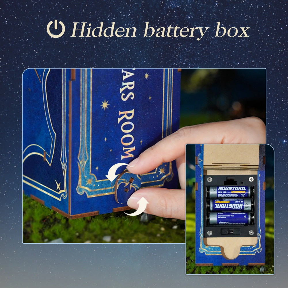 Tonecheer Book Nook - Magic Stars Room