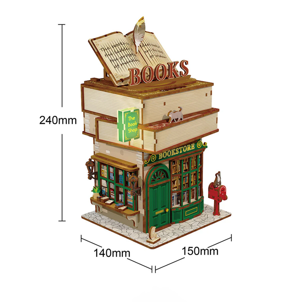 Tonecheer Book Nook - Time Bookstore