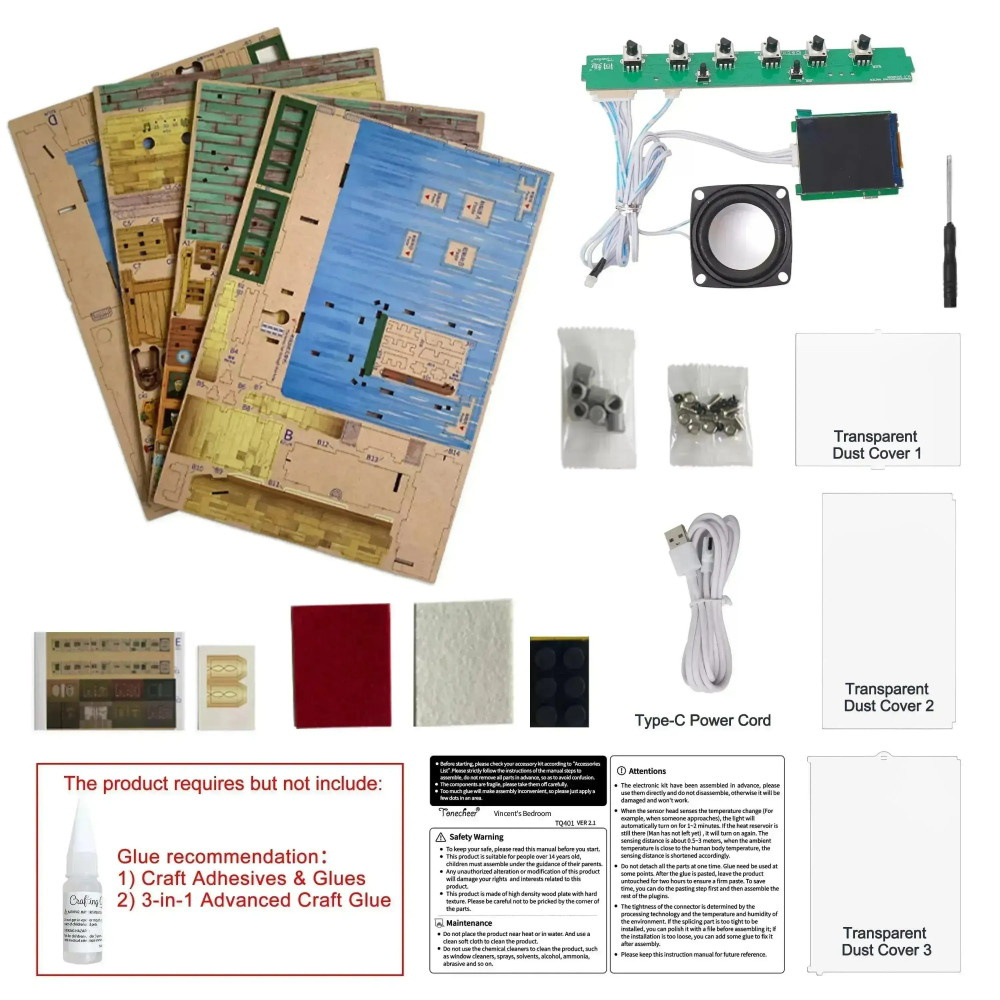 Tonecheer Book Nook - Vincent's Bedroom