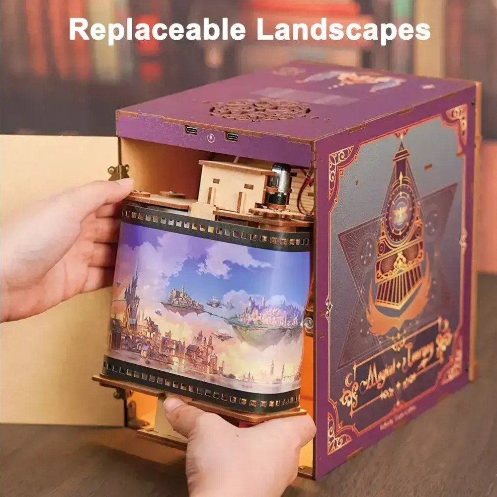 Tonecheer Book Nook - Infinity Train Cabin Kit, Magical Journey