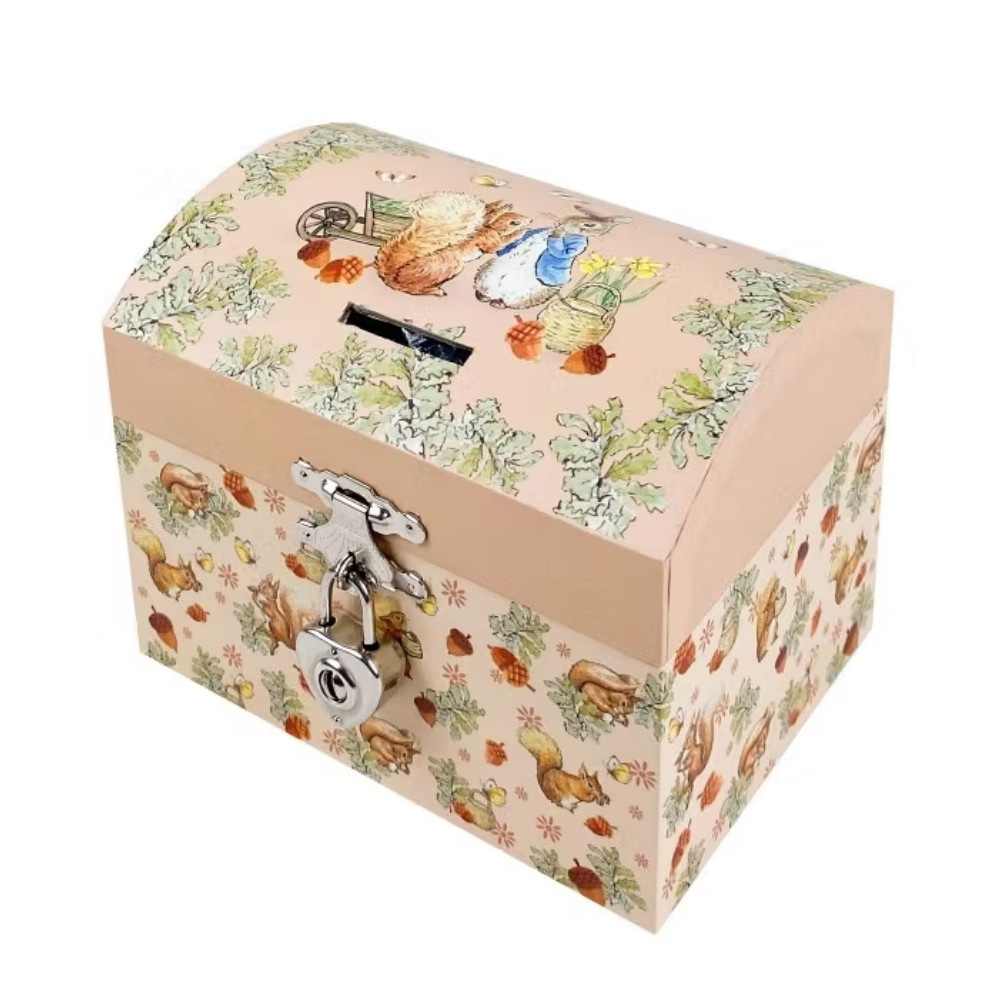 Säästölipas ja soittorasia Pelle Rabbit