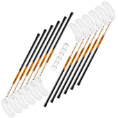 Floorball kit Unihoc Street 12 clubs & 6 Balls - 87 cm Floorball kit Unihoc Street 12 clubs & 6 Balls - 87 cm