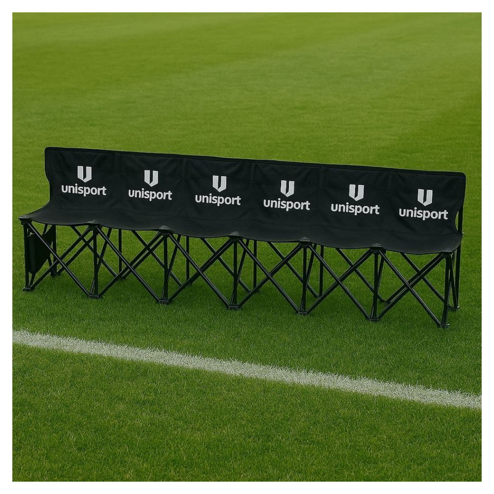 Unisport Kokoontaitettava Penkki – Musta/Valkoinen