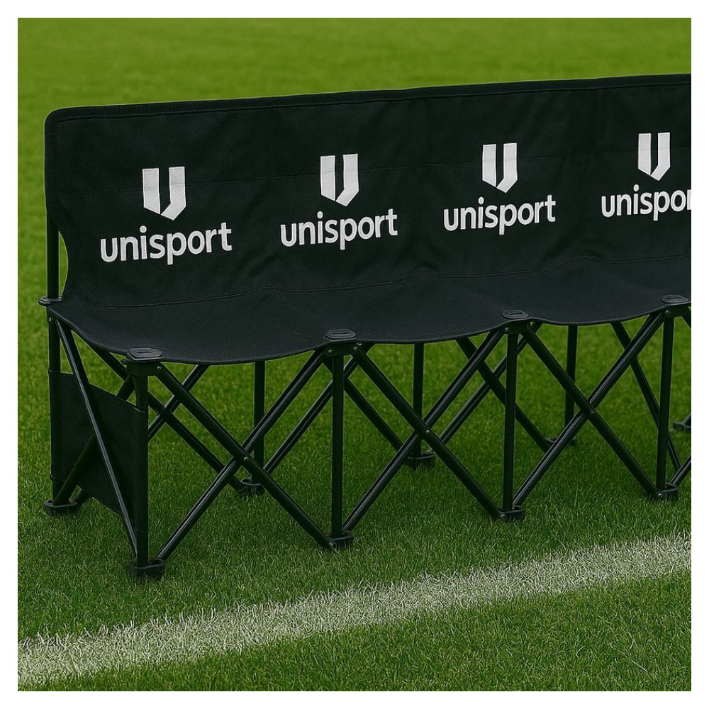 Unisport Kokoontaitettava Penkki – Musta/Valkoinen