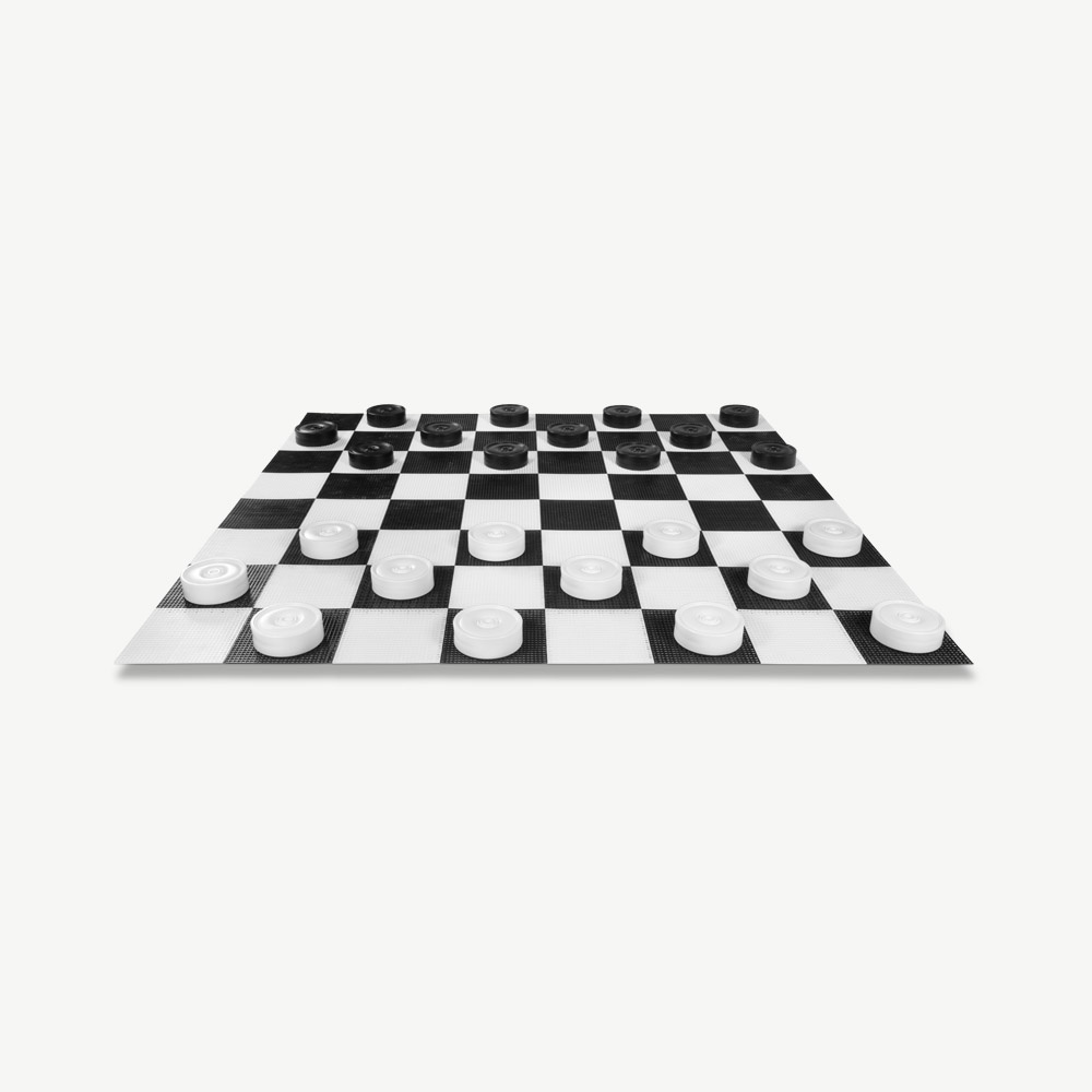 Uber Giant Draughts / Checkers - Pieces 25 cm