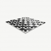 Uber Garden Draughts / Checkers - Pieces 10 cm