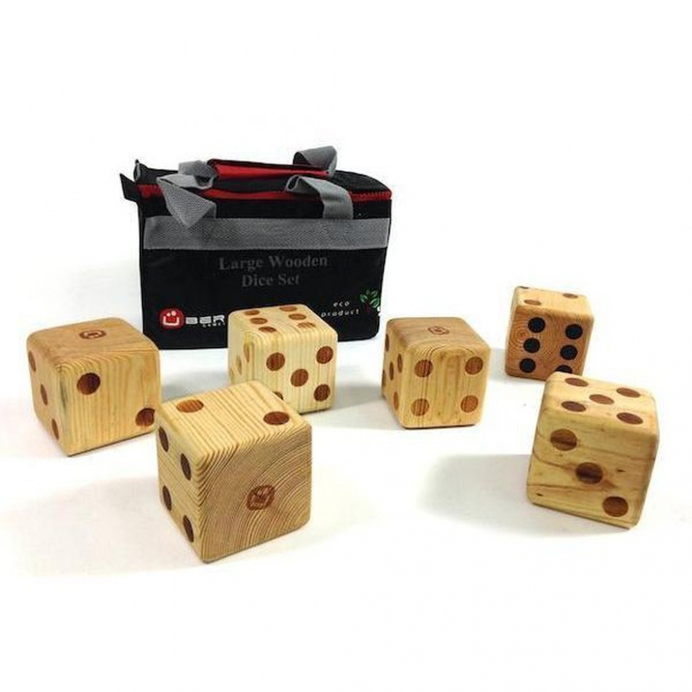 Uber Wooden Dice Gigant