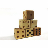 Uber Wooden Dice Gigant Uber Wooden Dice Gigant
