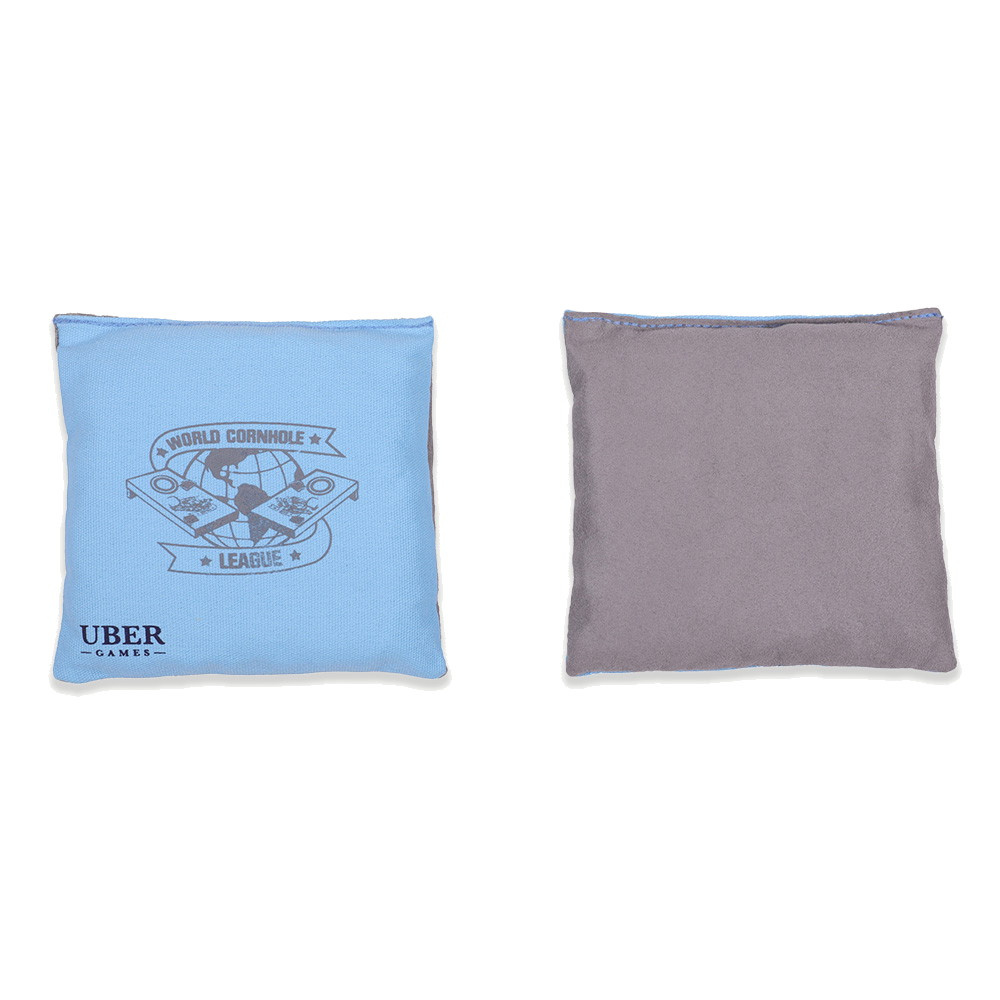 WCL Cornhole Bean Bags Sky & Coral With Bag