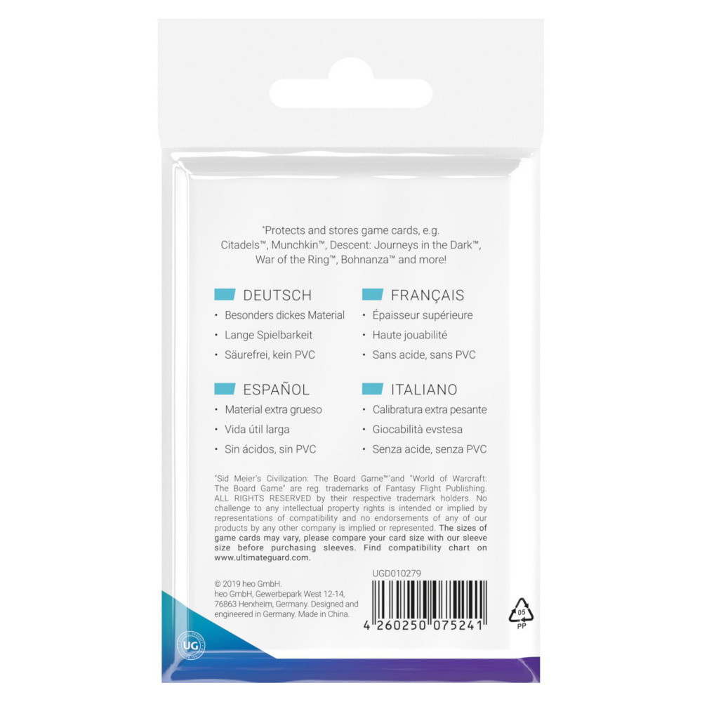 Ultimate Guard Sleeves 59 x 91,5 mm