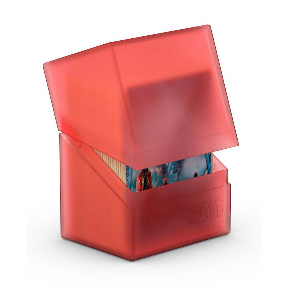 Ultimate Guard Boulder Deck Case 80+ Standard Size Ruby