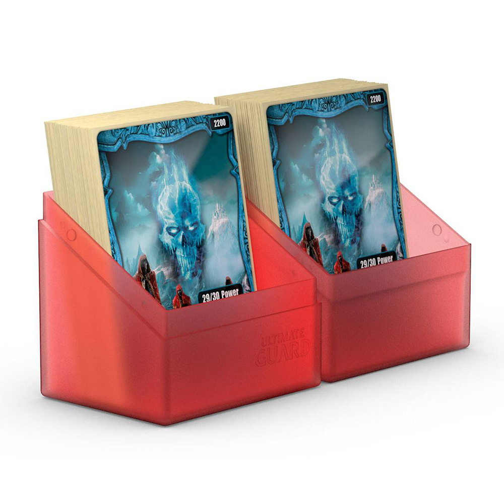 Ultimate Guard Boulder Deck Case 80+ Standard Size Ruby