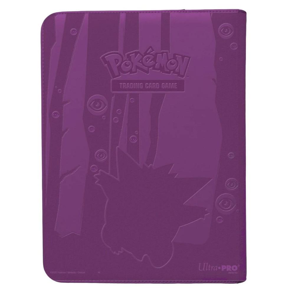 Pokémon TCG: 9-Pocket Zippered Pro Binder - Gengar, Elite Series