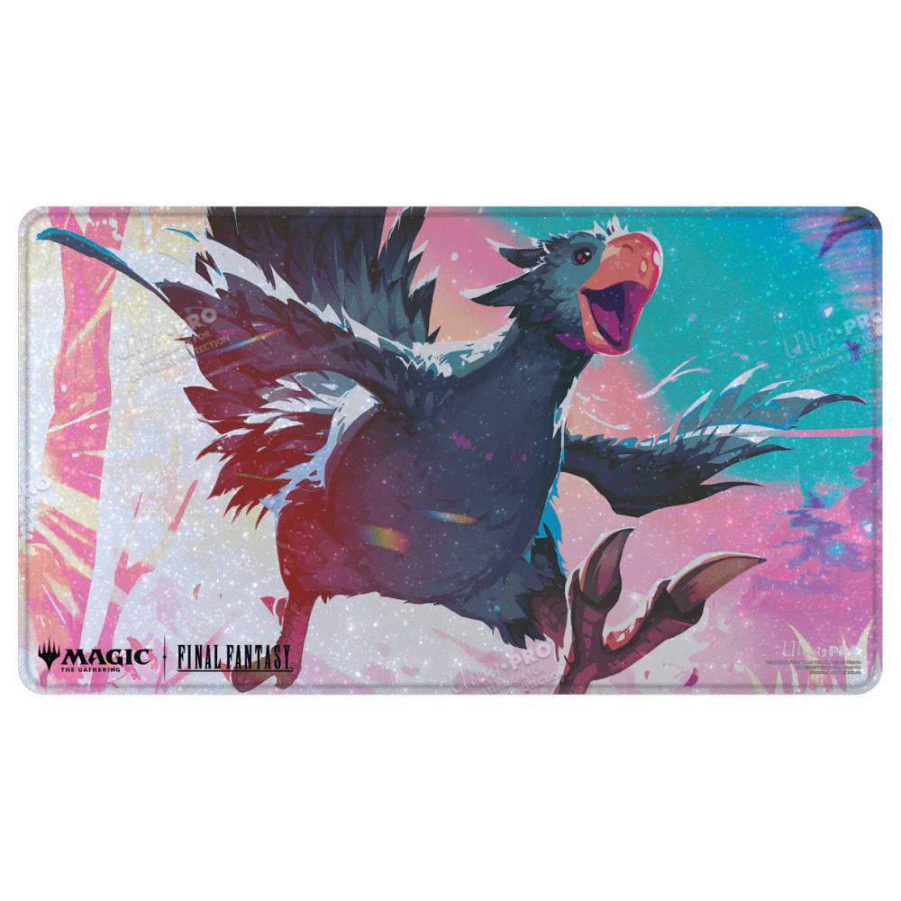 Magic: The Gathering Playmat - Final Fantasy: Traveling Chocobo Black