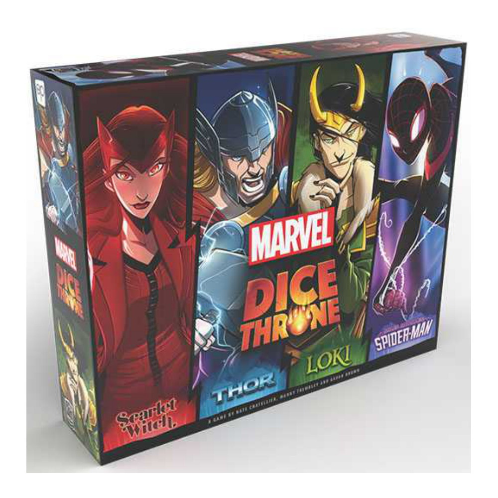 Marvel Dice Throne: Scarlet Witch - Thor - Loki - Spider-Man