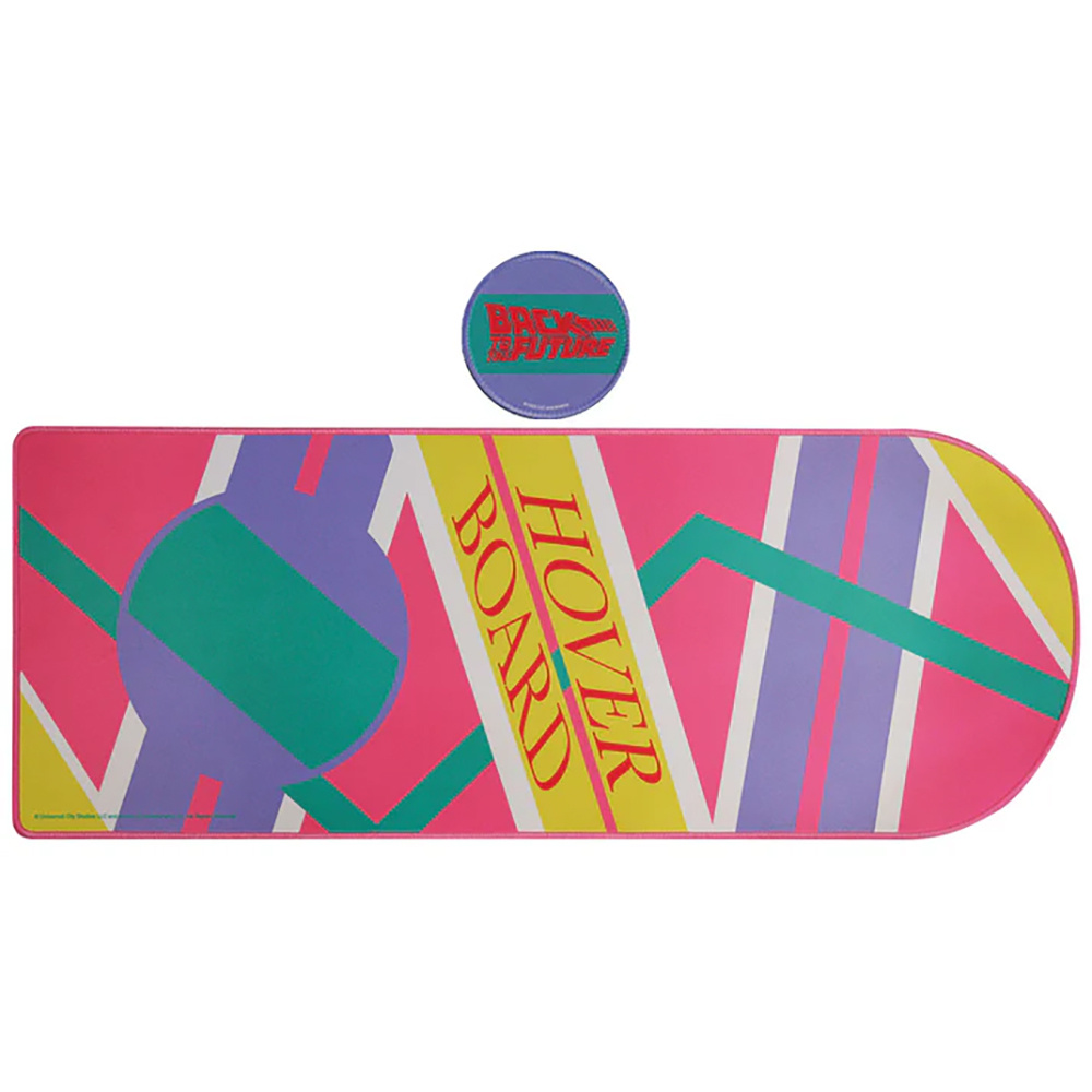 Back to the Future Hoverboard Desk Pad and Coaster Set