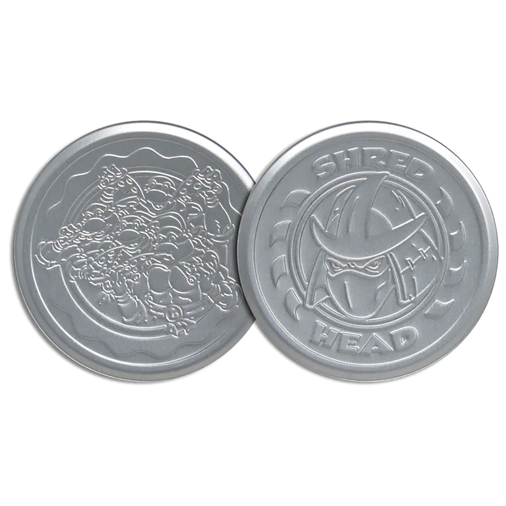 TMNT Set of 4 Embossed Metal Coasters