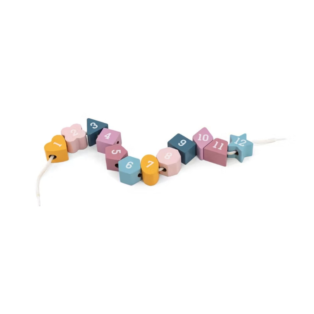 Puinen kello - irrotettavat numeropalikat