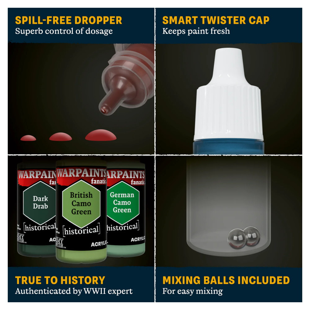 Army Painter: Historical - World War II British Paint Set