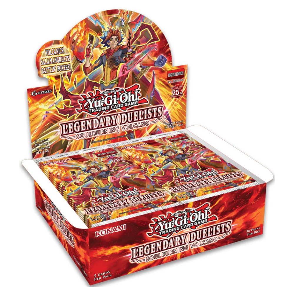 Yu-Gi-Oh! TCG: Legendary Duelists - Soulburning Volcano Booster Display